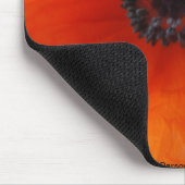 Tapis De Souris Macro orange de pavot (Coin)