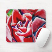 Tapis De Souris Macro roses roses (Avec souris)