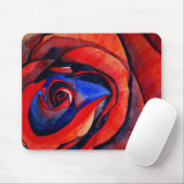 Tapis De Souris Macro rouge rose (Avec souris)