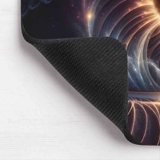 Tapis De Souris Macro Shot of Eye Space Galaxy Digital (Coin)
