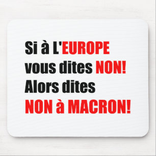 Tapis De Souris MACRON = Mondialisation - Mousepad