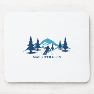 Tapis De Souris Mad River Glen Vermont Ski Ski Ski Snowboard Dans
