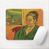 Tapis De Souris Madame Augustine Roulin par Vincent van Gogh (Avec souris)