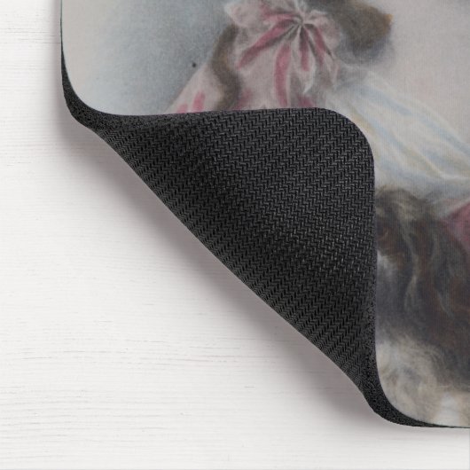 Tapis De Souris Madame avec son cavalier (Coin)