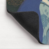 Tapis De Souris Madame avec un dragon (litho de couleur) (Coin)