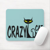 Tapis De Souris Madame folle de chat (Avec souris)