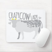 Tapis De Souris Madame folle de vache (Avec souris)