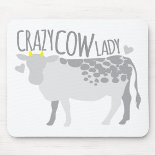 Tapis De Souris Madame folle de vache