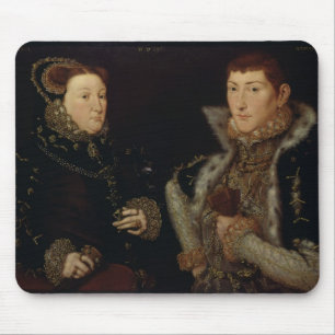 Tapis De Souris Madame Mary Nevill et son fils Gregory Fiennes
