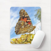 Tapis De Souris Madame peinte par papillon (Avec souris)