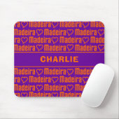 Tapis De Souris Madeira custom name mousepad (Avec souris)