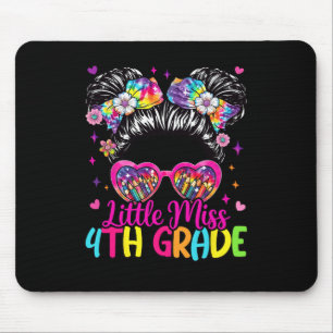 Tapis De Souris Mademoiselle 4e année chignon désordonné premier j