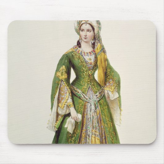 Tapis De Souris Mademoiselle Rachel comme Roxane dans 'Bajazet (Devant)