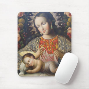 Tapis De Souris Madone et Enfant