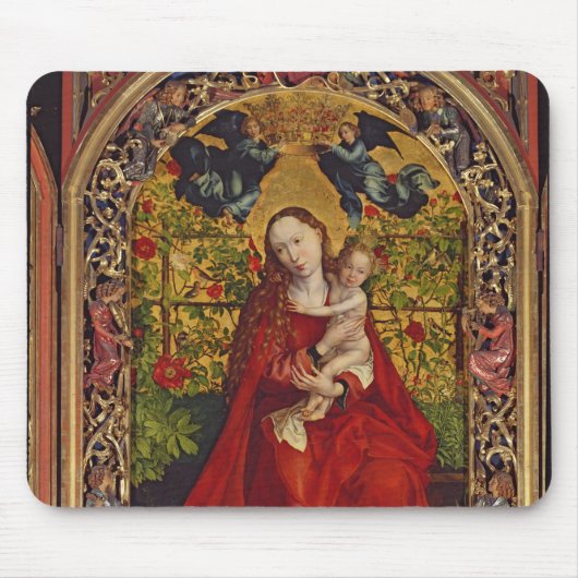 Tapis De Souris Madonna de la tonnelle de rose, 1473 (Devant)