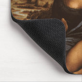 Tapis De Souris Madonna du Yarnwinder par Léonard de Vinci (Coin)