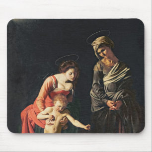 Tapis De Souris Madonna et enfant avec un serpent, 1605
