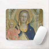 Tapis De Souris Madonna et l'enfant couronnés avec des saints, (Avec souris)