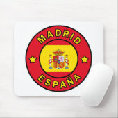 Tapis De Souris Madrid Espagne (Avec souris)