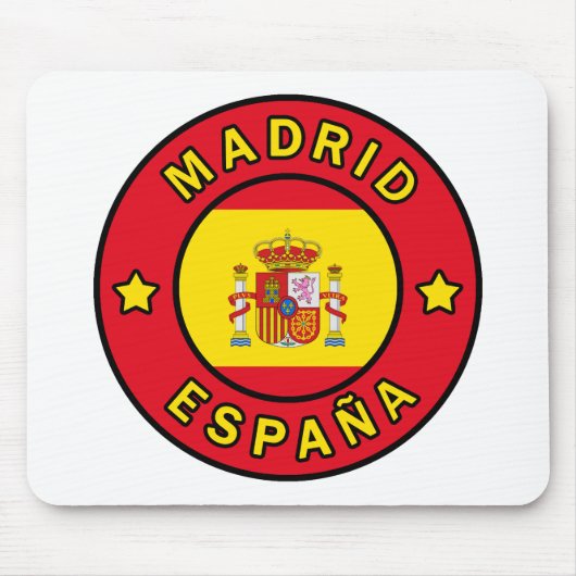Tapis De Souris Madrid Espagne (Devant)