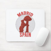 Tapis De Souris Madrid Espagne (Avec souris)
