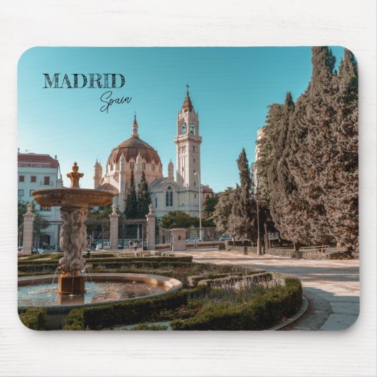 Tapis De Souris Madrid Espagne Tourisme souvenir (Devant)