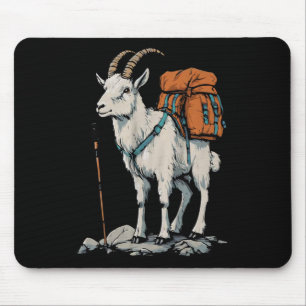 Tapis De Souris Magasin de Noël Mountain Goat Backpacker Randonnée