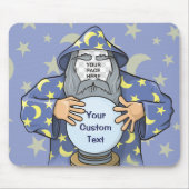 Tapis De Souris Mage avec votre visage (Devant)