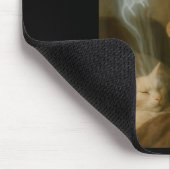 Tapis De Souris Mage Cat Meme Cat Exorcism Mouse Funny Fantasy Hum (Coin)