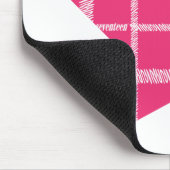 Tapis De Souris Magenta 3 de plaid (Coin)