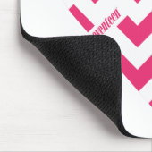 Tapis De Souris Magenta 3 de zigzag (Coin)