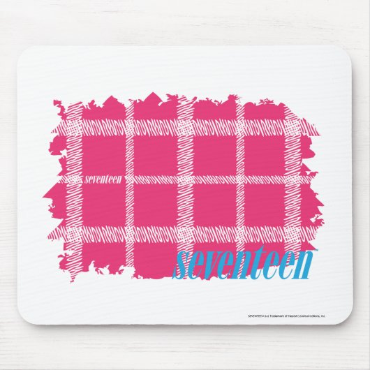 Tapis De Souris Magenta 4 de plaid (Devant)