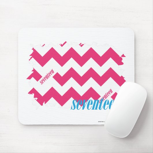 Tapis De Souris Magenta 4 de zigzag (Avec souris)