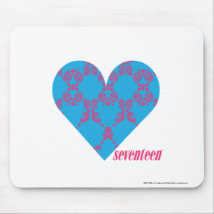 Tapis De Souris Magenta-Aqua 3 de damassé