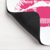 Tapis De Souris Magenta de plaid (Coin)