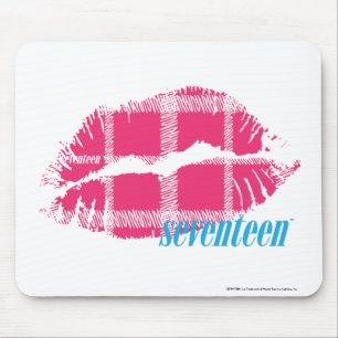 Tapis De Souris Magenta de plaid