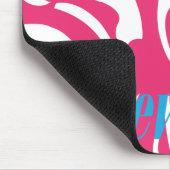 Tapis De Souris Magenta de zèbre (Coin)