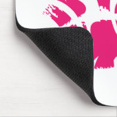 Tapis De Souris Magenta de zèbre (Coin)