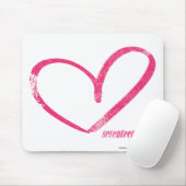 Tapis De Souris Magenta d'OpenHeart (Avec souris)