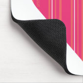 Tapis De Souris Magenta mince 4 de rayures (Coin)