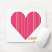 Tapis De Souris Magenta mince 4 de rayures (Avec souris)