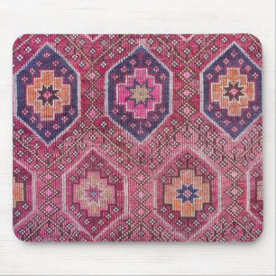 Tapis De Souris Magenta Tribal Géométrique Tapis Souris