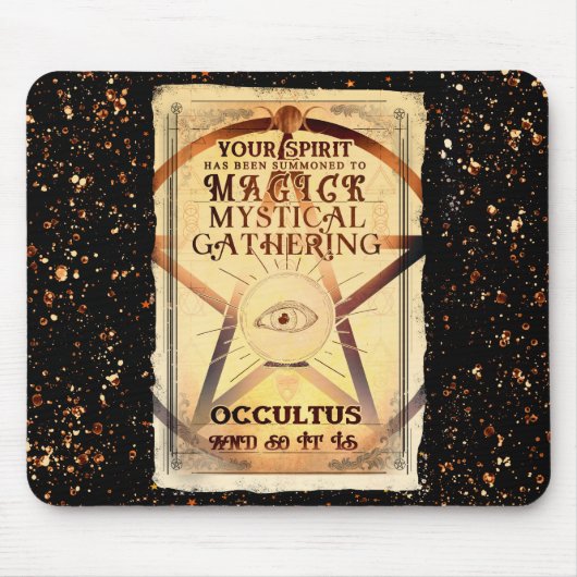 Tapis De Souris Magick Mystical Gthering Magic Fortune Teller Eye (Devant)