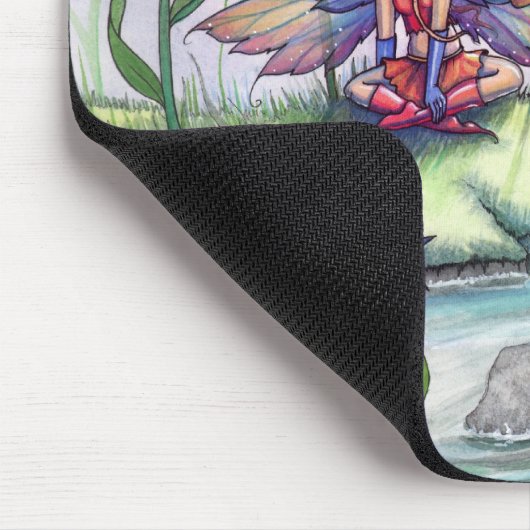 Tapis De Souris Magie à Dusk Fairy Dragonfly Mousepad (Coin)