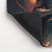 Tapis De Souris Magie elfe : Chevalier avec épée enchantée (Coin)