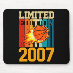 Tapis De Souris Magnifique Depuis 2007 Birthday Basketball Limited