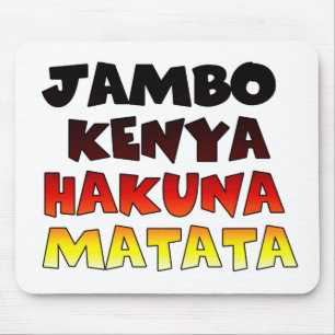 Tapis De Souris Magnifique Kenya Coloré Citation De Texte Incroyab