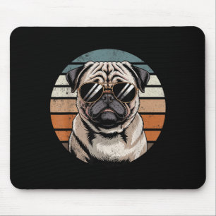 Tapis De Souris Magnifiques hommes et femmes fiers de leur Pug vin