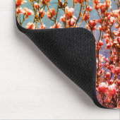 Tapis De Souris Magnolia Blossoms Blue Sky Flower Art (Coin)