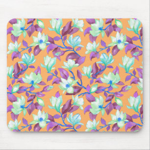 Tapis De Souris Magnolia florissante sur le ciel de vanille